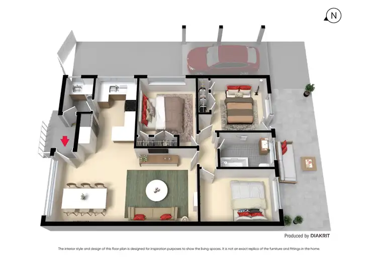 Floorplan of Homely unit listing, 9/36 Denbigh Street, Frankston VIC 3199
