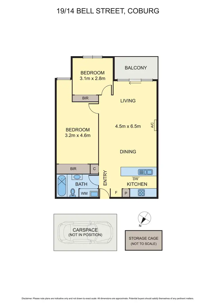 Floorplan of Homely apartment listing, 19/14 Bell Street, Coburg VIC 3058