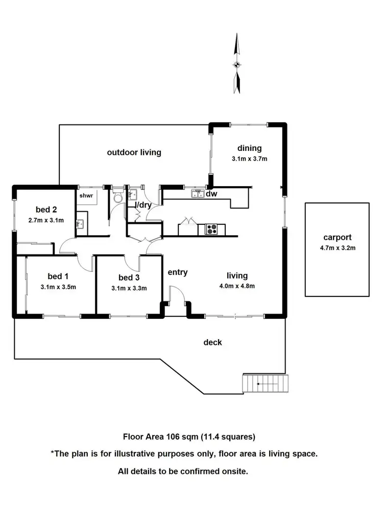 Floorplan of Homely house listing, 43 Broadway, Belgrave VIC 3160