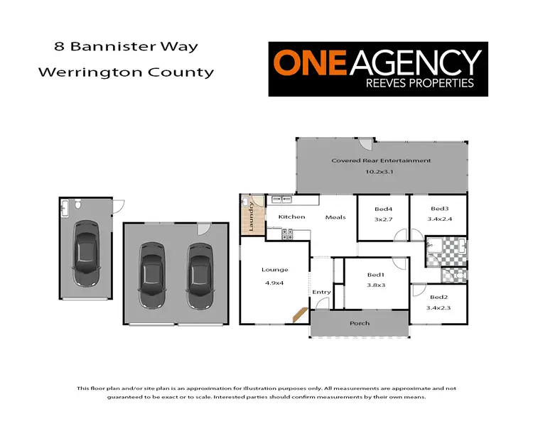 Floorplan of Homely house listing, 8 Bannister Way, Werrington County NSW 2747