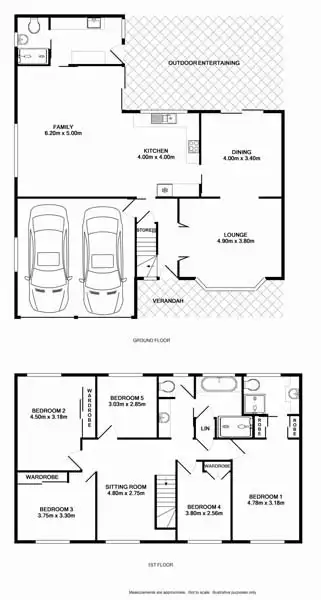 Floorplan of Homely house listing, 2 Ferraro Close, Edensor Park NSW 2176