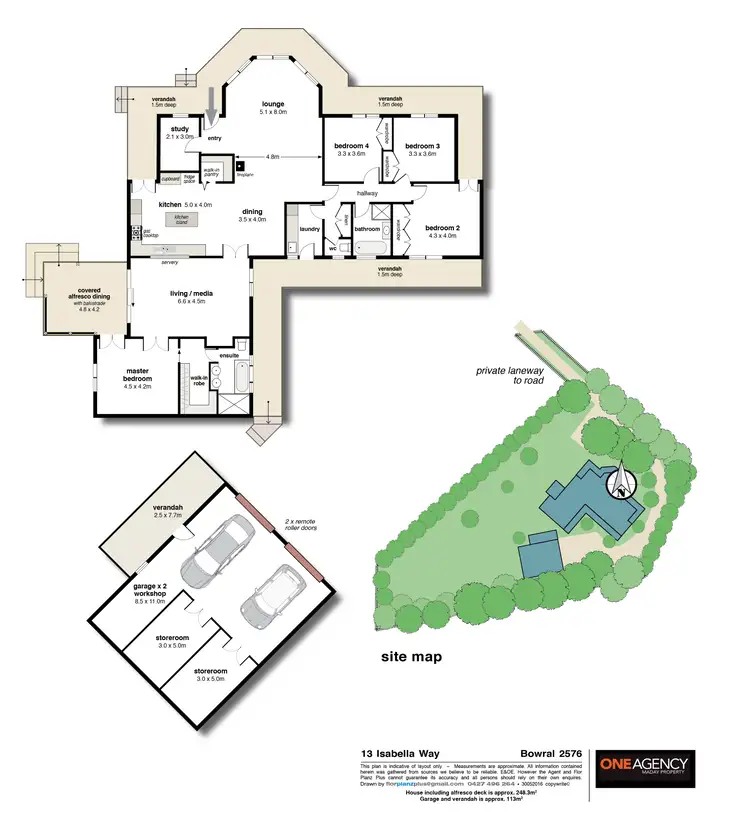 Floorplan of Homely house listing, 13 Isabella Way, Bowral NSW 2576