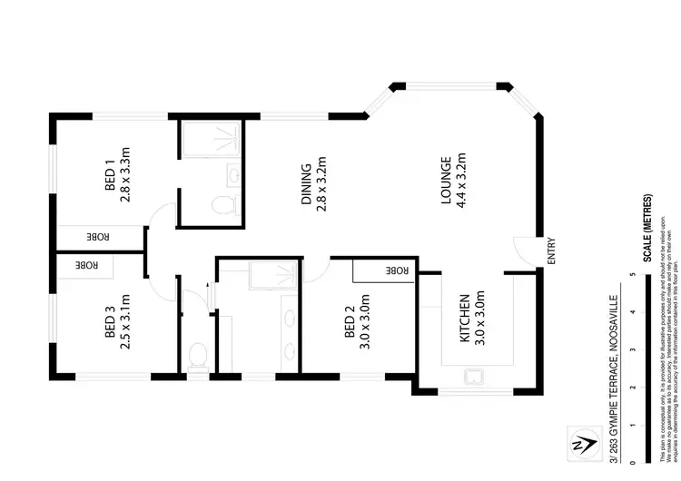 Floorplan of Homely unit listing, 3/263 Gympie Terrace, Noosaville QLD 4566