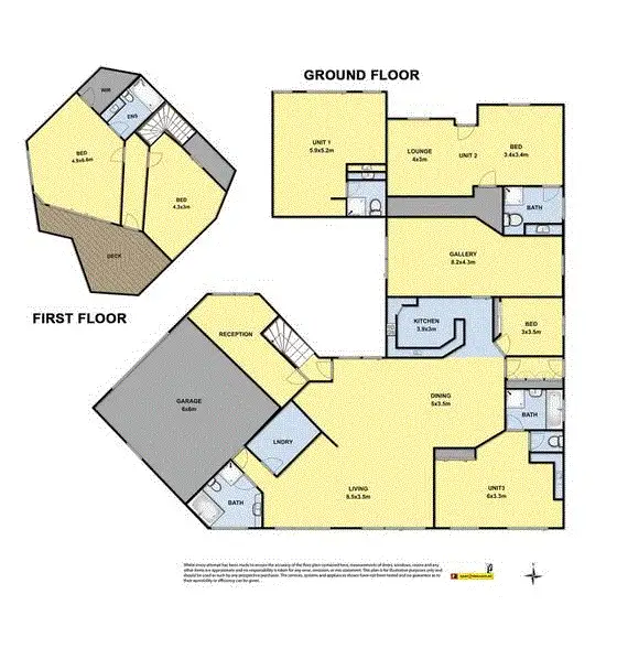 Floorplan of Homely house listing, 8 Ocean Park Drive, Marengo VIC 3233