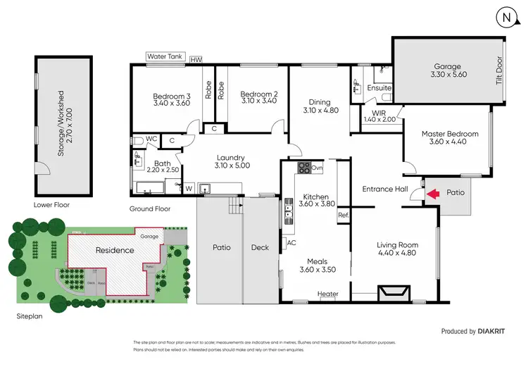 Floorplan of Homely house listing, 17 Walpole Avenue, Rosebud VIC 3939