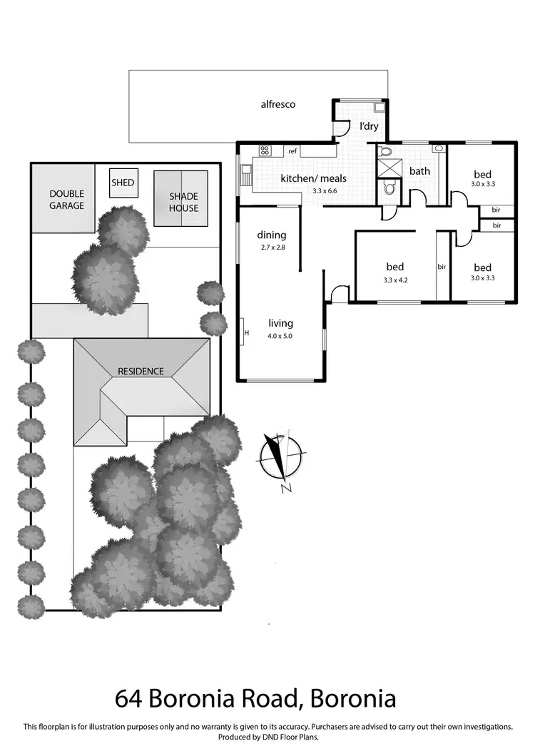 Floorplan of Homely house listing, 64 Boronia Road, Boronia VIC 3155