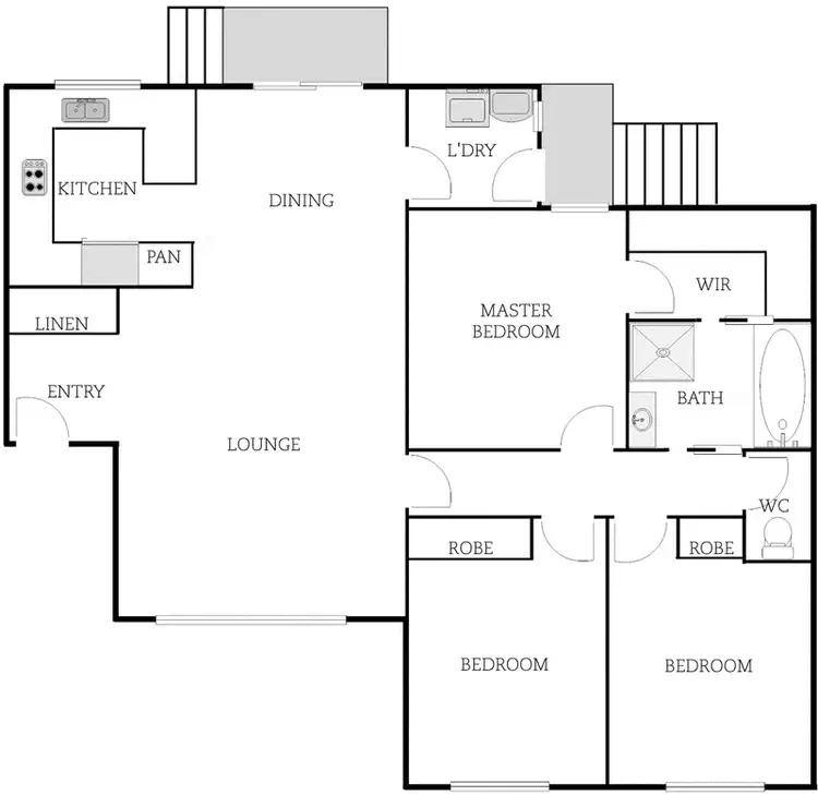 Floorplan of Homely townhouse listing, 22/71 Mina Wylie Crescent, Gordon ACT 2906