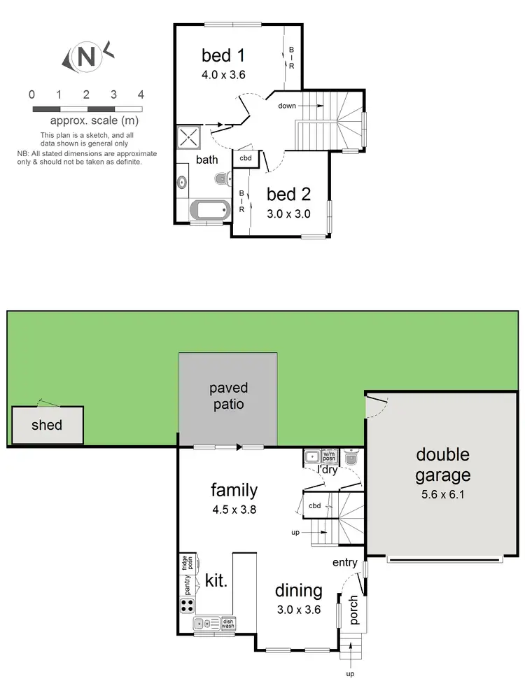 Floorplan of Homely townhouse listing, 2/11 Ware Crescent, Ringwood East VIC 3135