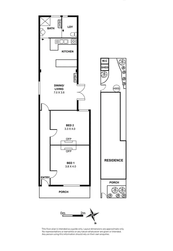 Floorplan of Homely house listing, 92 Scotchmer Street, Fitzroy North VIC 3068