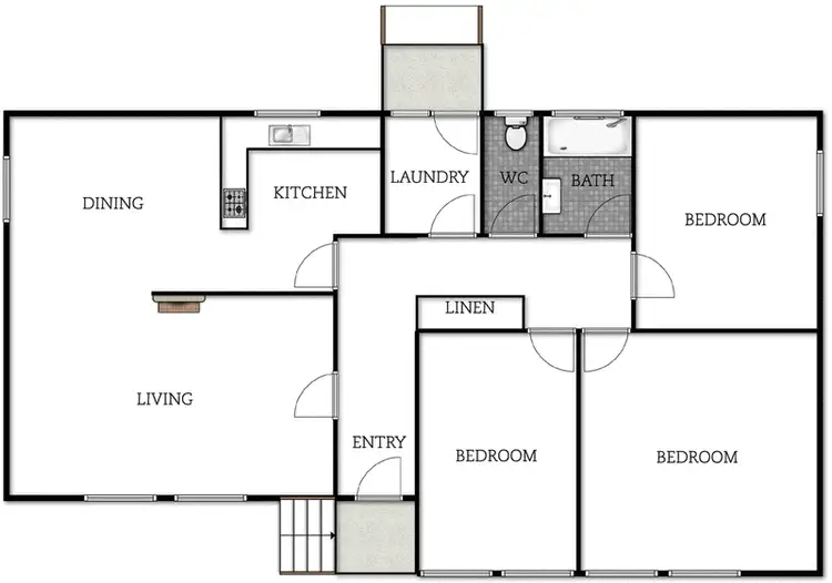 Floorplan of Homely house listing, 47 Marlock Street, Rivett ACT 2611