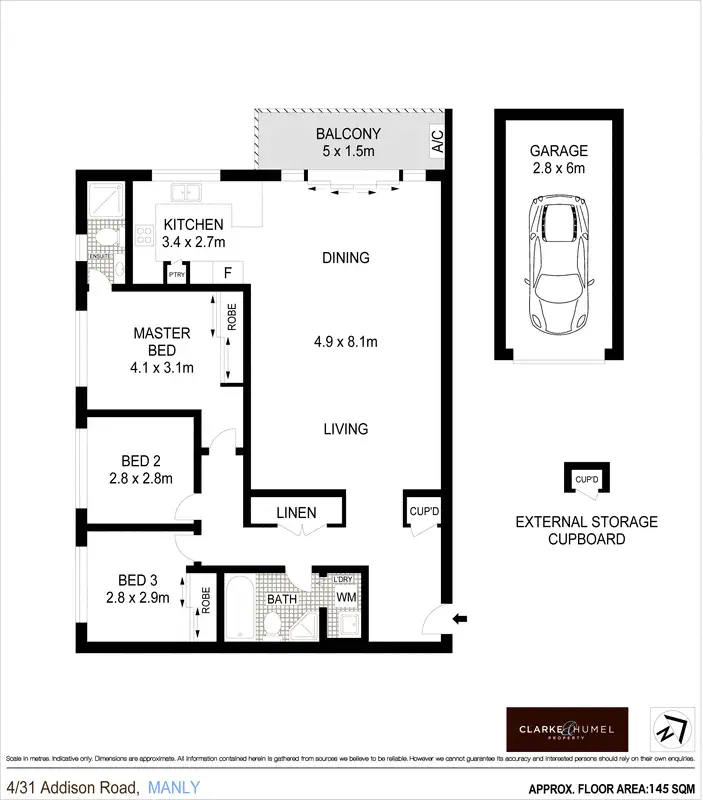 Floorplan of Homely apartment listing, 4/31 Addison Road, Manly NSW 2095