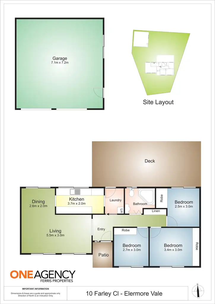 Floorplan of Homely house listing, 10 Farley Close, Elermore Vale NSW 2287