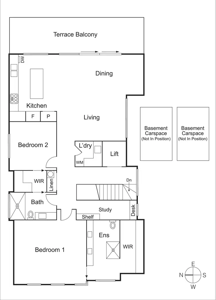 Floorplan of Homely apartment listing, 2/124 Orrong Road, Elsternwick VIC 3185