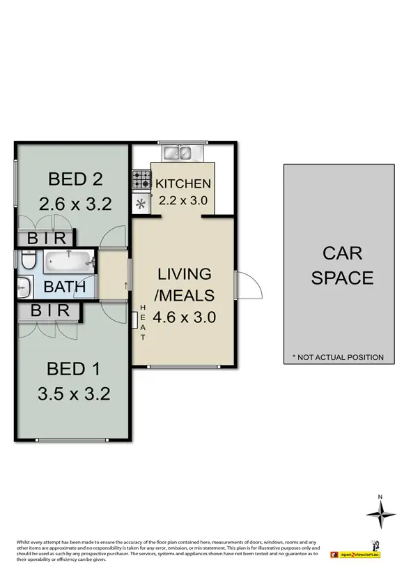 Floorplan of Homely apartment listing, 8/44 Kororoit Creek Road, Williamstown VIC 3016