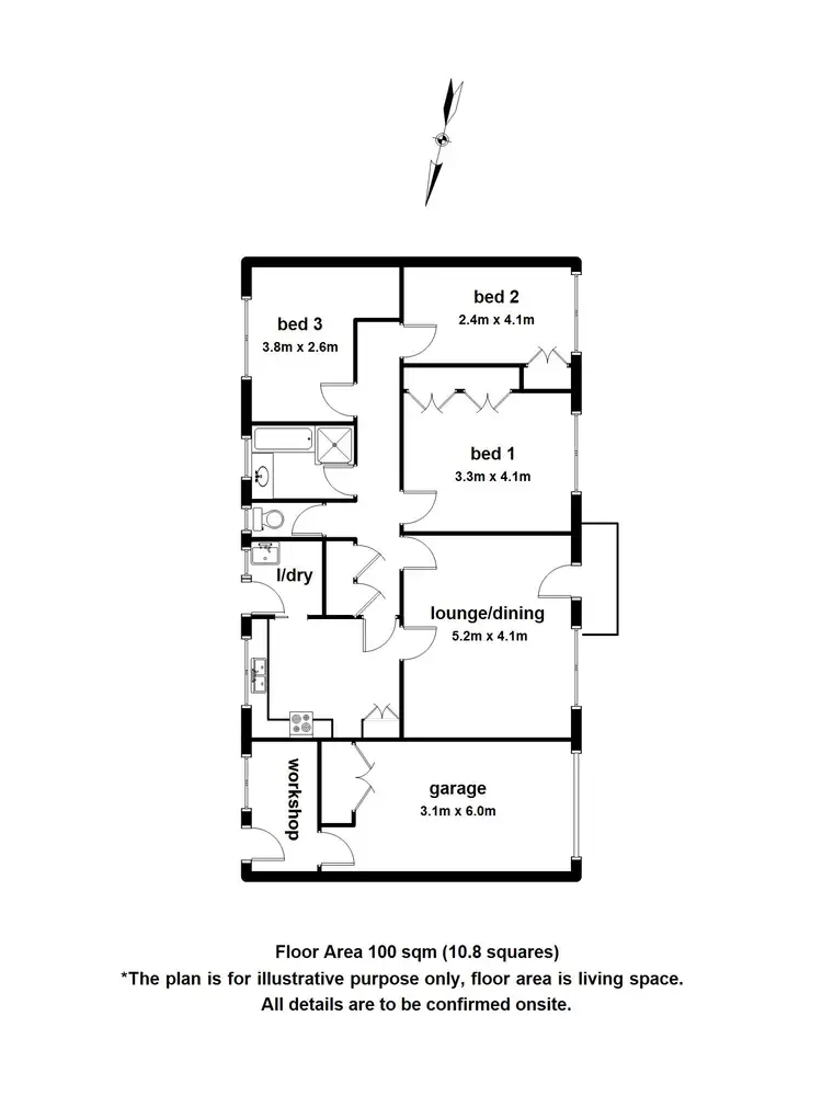 Floorplan of Homely house listing, 6/421A Glenfern Road, Upwey VIC 3158