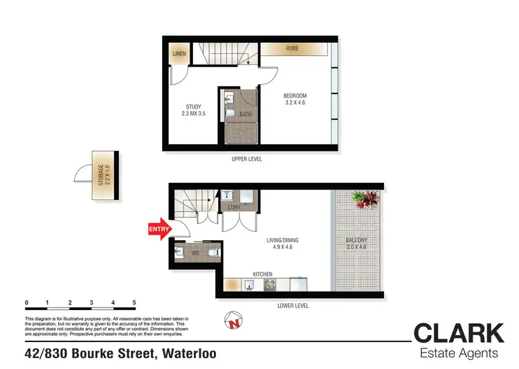 Floorplan of Homely apartment listing, 42/830 Bourke Street, Waterloo NSW 2017