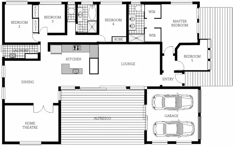Floorplan of Homely house listing, 4 Vallencia Drive, Murrumbateman NSW 2582