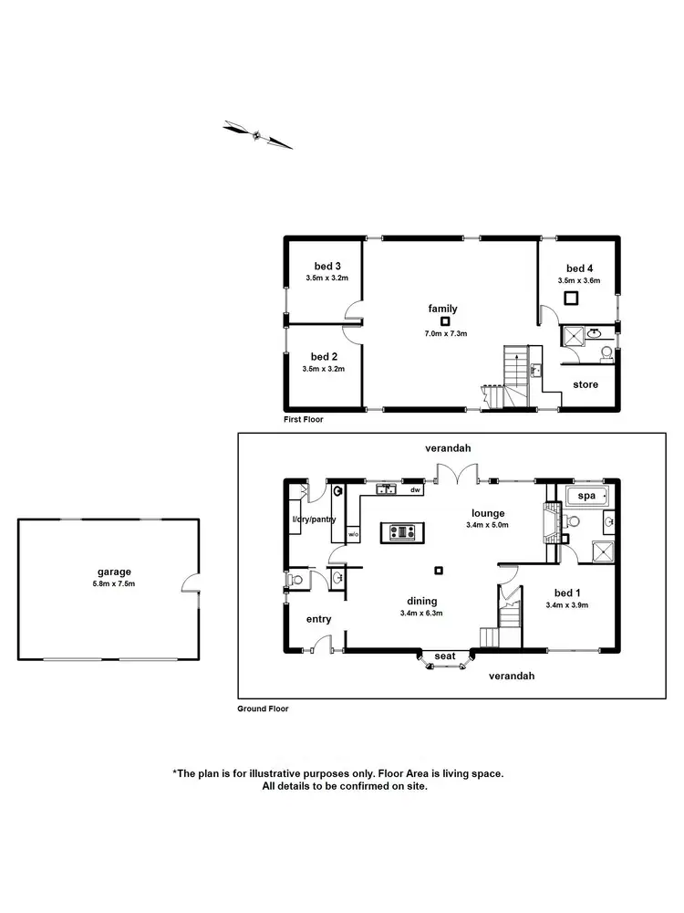 Floorplan of Homely house listing, 4 Bluegum Court, Upwey VIC 3158