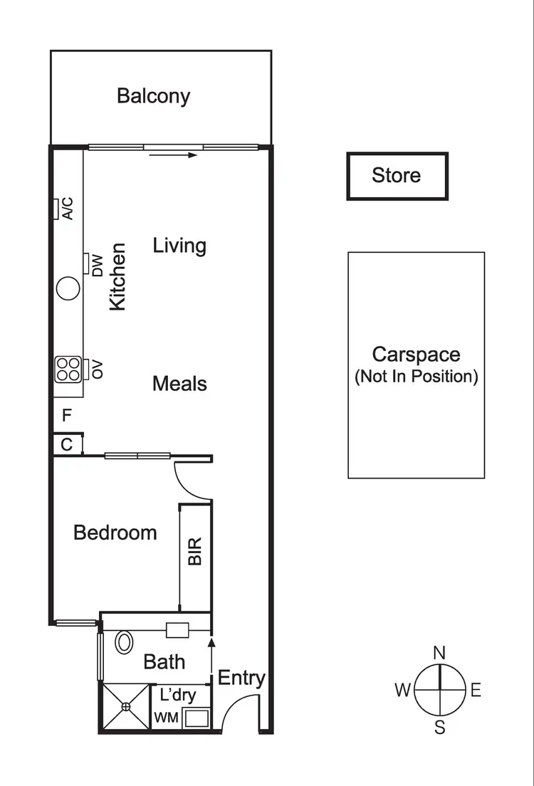 Floorplan of Homely apartment listing, 206/24 Becket Avenue, Bentleigh East VIC 3165