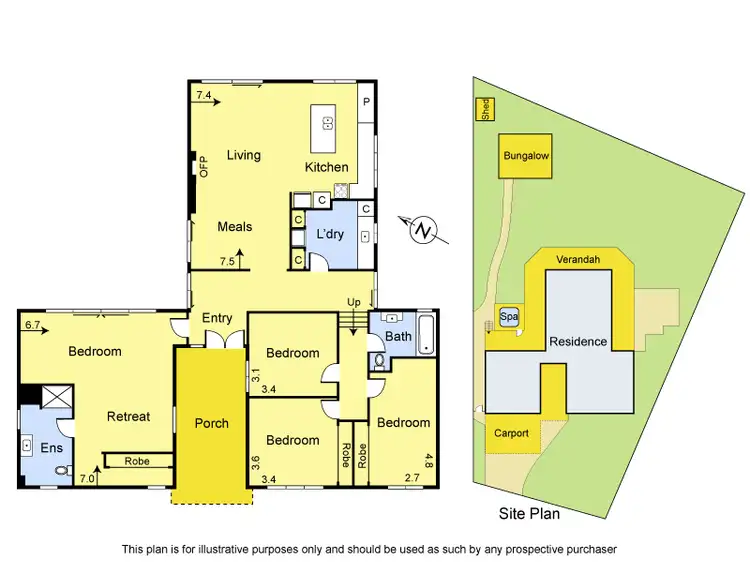 Floorplan of Homely house listing, 93 Old Eltham Road, Lower Plenty VIC 3093