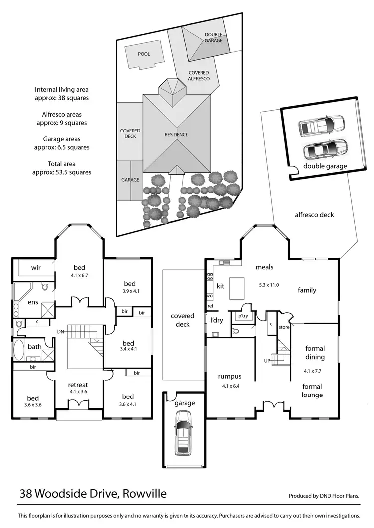 Floorplan of Homely house listing, 38 Woodside Drive, Rowville VIC 3178