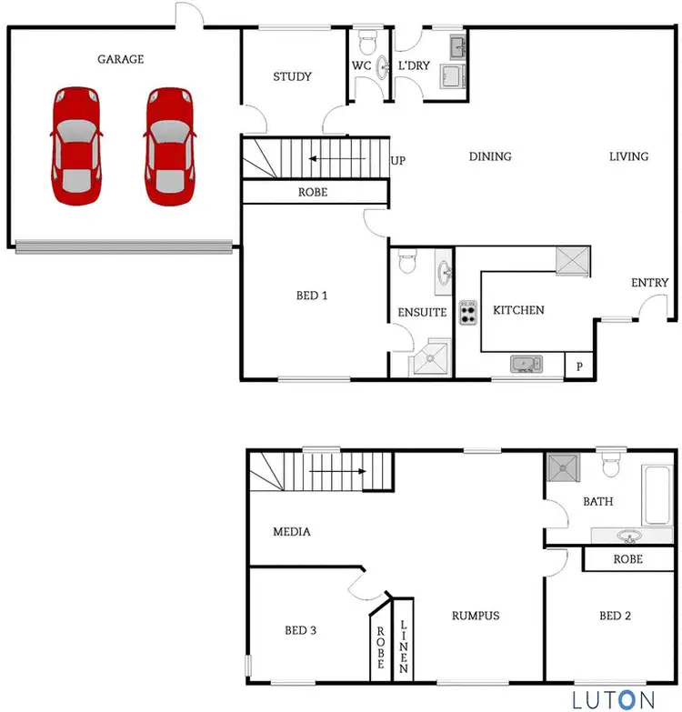 Floorplan of Homely townhouse listing, 7/9 Tasman Place, Lyons ACT 2606