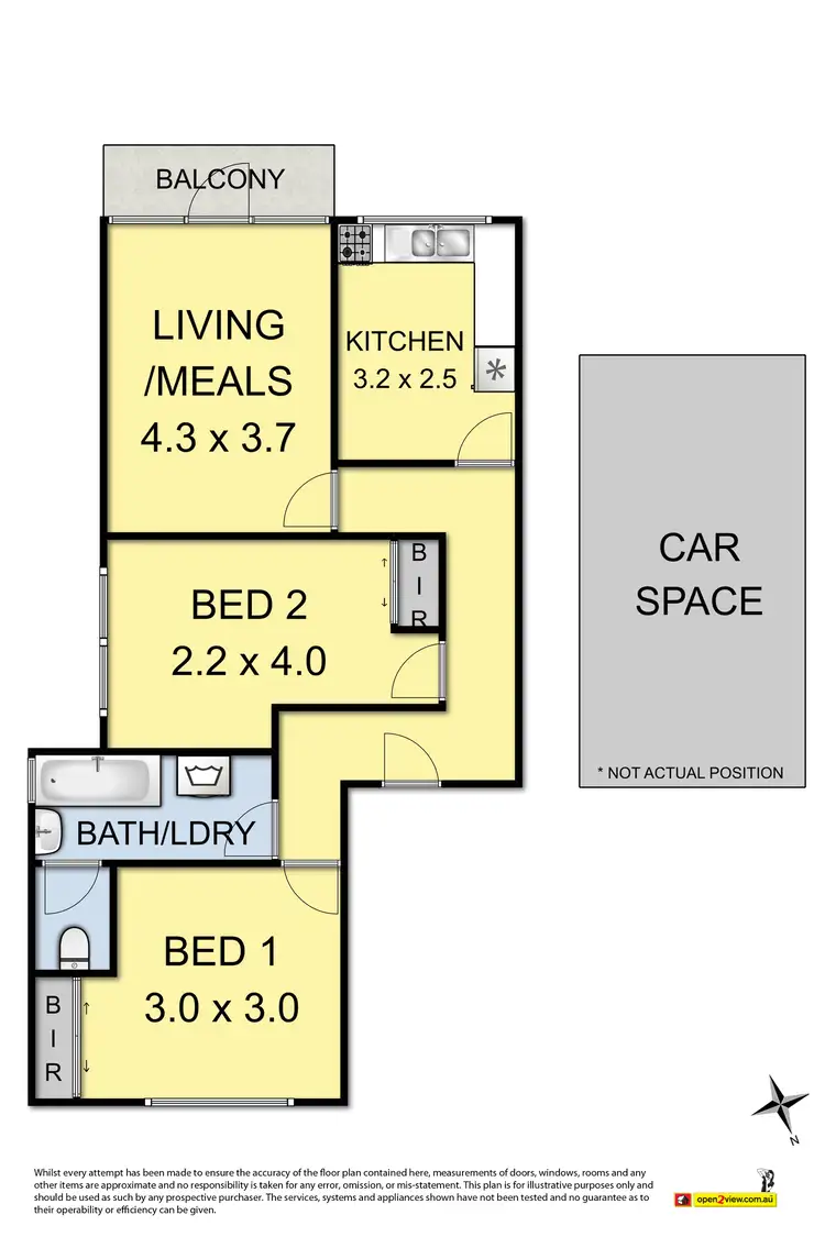 Floorplan of Homely apartment listing, 8/36 Adelaide Street, Albion VIC 3020