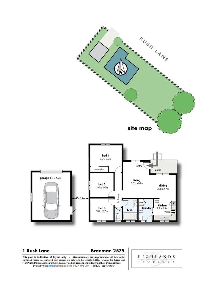 Floorplan of Homely house listing, 1 Rush Lane, Braemar NSW 2575