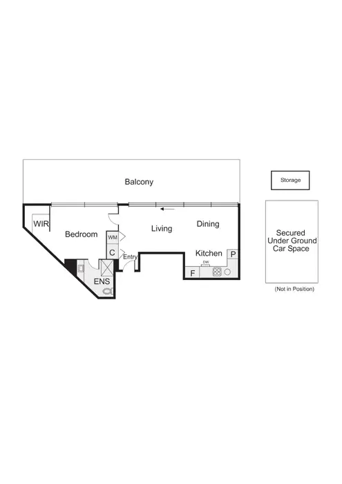 Floorplan of Homely apartment listing, 36/568 New Street, Brighton VIC 3186