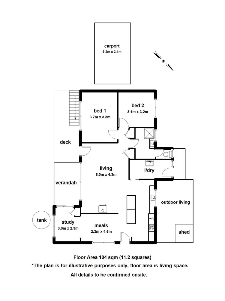 Floorplan of Homely house listing, 8 Fernshaw Road, Monbulk VIC 3793