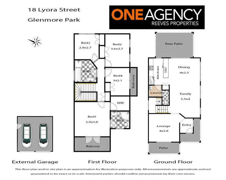 Floorplan of Homely house listing, 18 Lyora Street, Glenmore Park NSW 2745