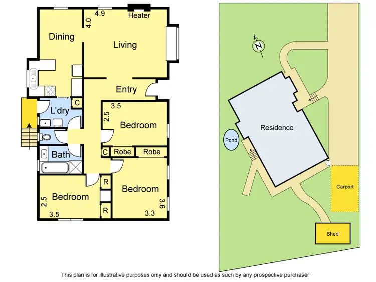 Floorplan of Homely house listing, 15 Cooinda Crescent, Watsonia VIC 3087