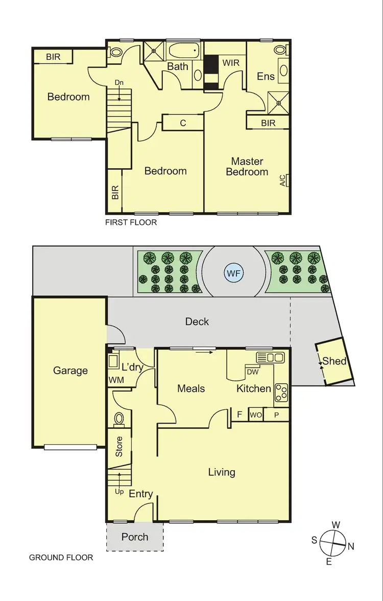 Floorplan of Homely townhouse listing, 3/14 Wahroongaa Crescent, Murrumbeena VIC 3163