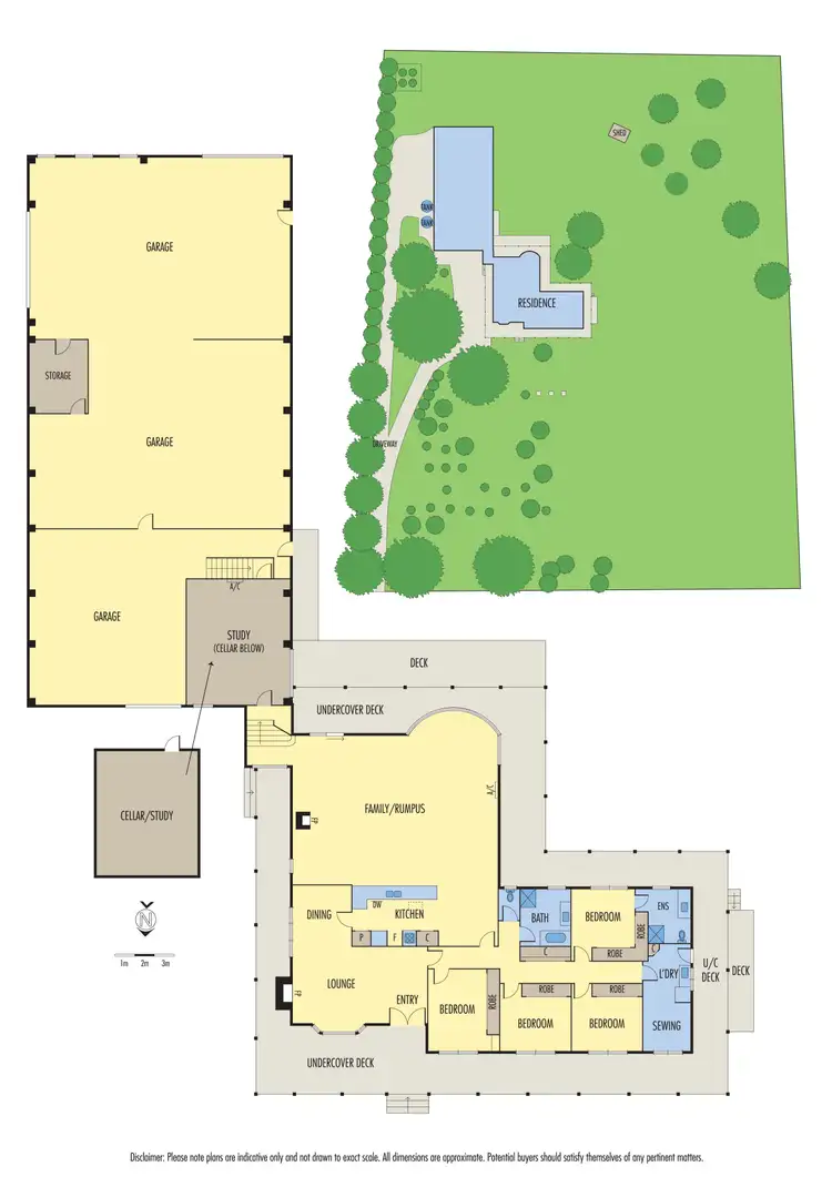 Floorplan of Homely house listing, 123 North Oatlands Road, Yarrambat VIC 3091