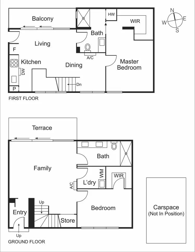 Floorplan of Homely apartment listing, 5/45-47 Hotham Street, St Kilda East VIC 3183