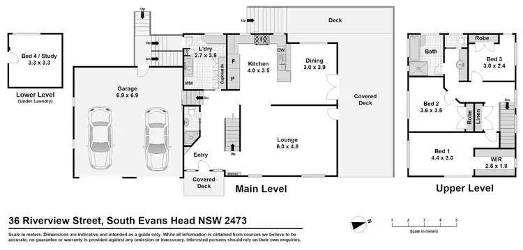 Floorplan of Homely house listing, 36 Riverview Street, Evans Head NSW 2473