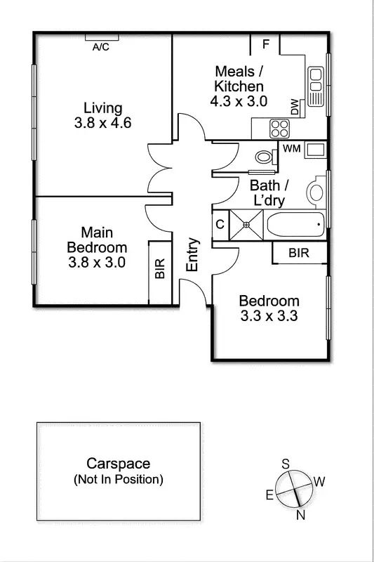 Floorplan of Homely apartment listing, 5/129 Argyle Street, St Kilda VIC 3182