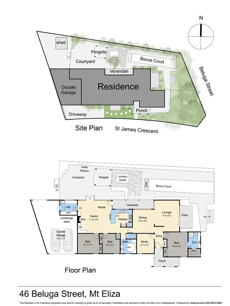 Floorplan of Homely house listing, 46 Beluga Street, Mount Eliza VIC 3930