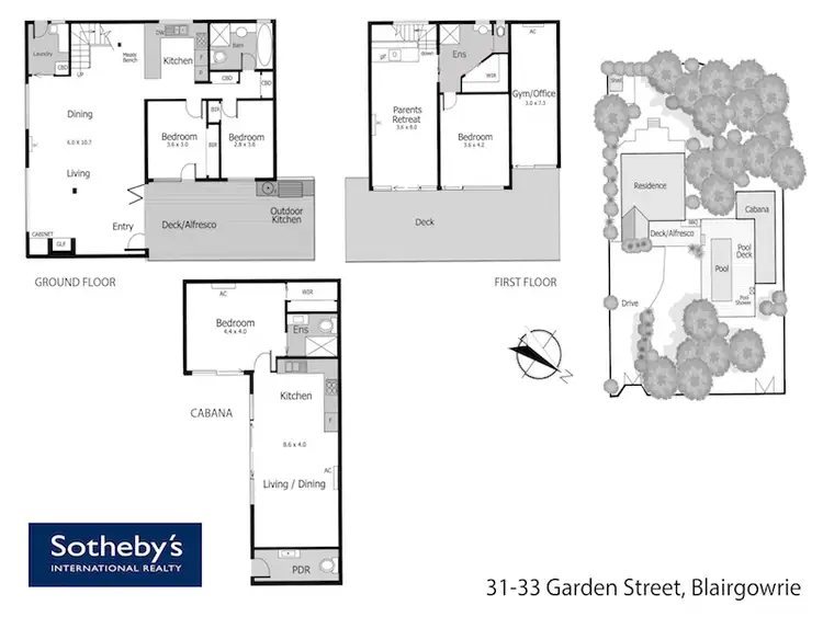 Floorplan of Homely house listing, 31-33 Garden Street, Blairgowrie VIC 3942