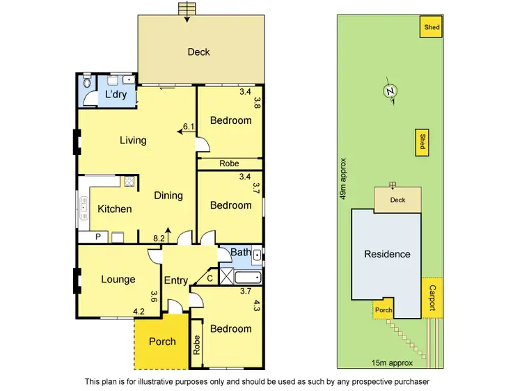 Floorplan of Homely house listing, 57 Warwick Road, Greensborough VIC 3088