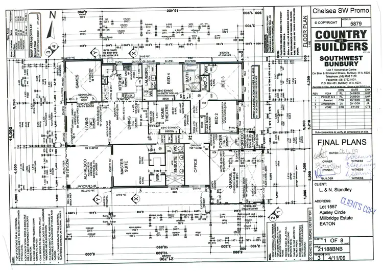 Floorplan of Homely house listing, 6 Apsley Circle, Millbridge WA 6232