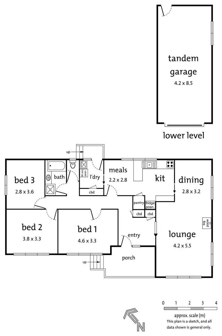 Floorplan of Homely house listing, 1 Towerhill Drive, Ringwood VIC 3134