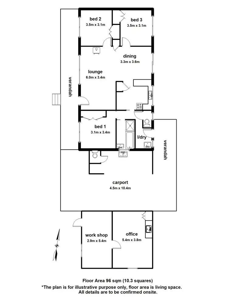 Floorplan of Homely house listing, 3 Pamela Court, Millgrove VIC 3799