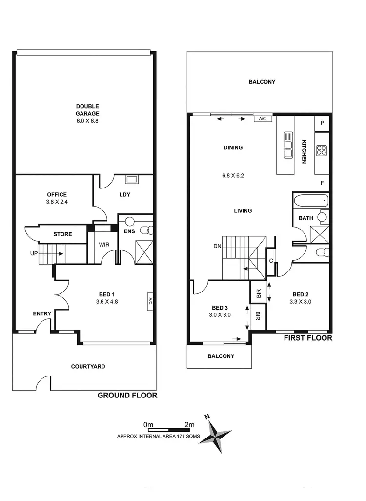 Floorplan of Homely townhouse listing, 11/20 Painted Hills Road, Doreen VIC 3754
