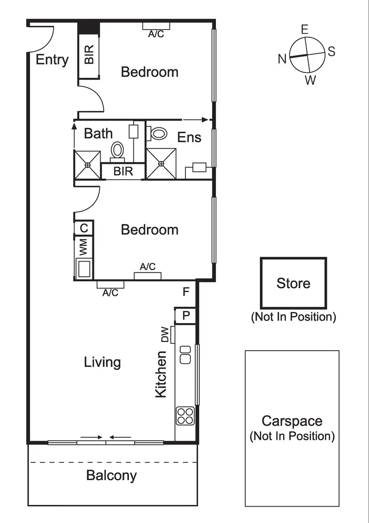 Floorplan of Homely apartment listing, 101/27 Lansdowne Road, St Kilda East VIC 3183