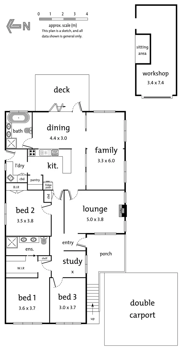 Floorplan of Homely house listing, 25 Eden Avenue, Heathmont VIC 3135