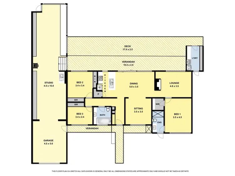 Floorplan of Homely house listing, 115 Harvey Street, Anglesea VIC 3230
