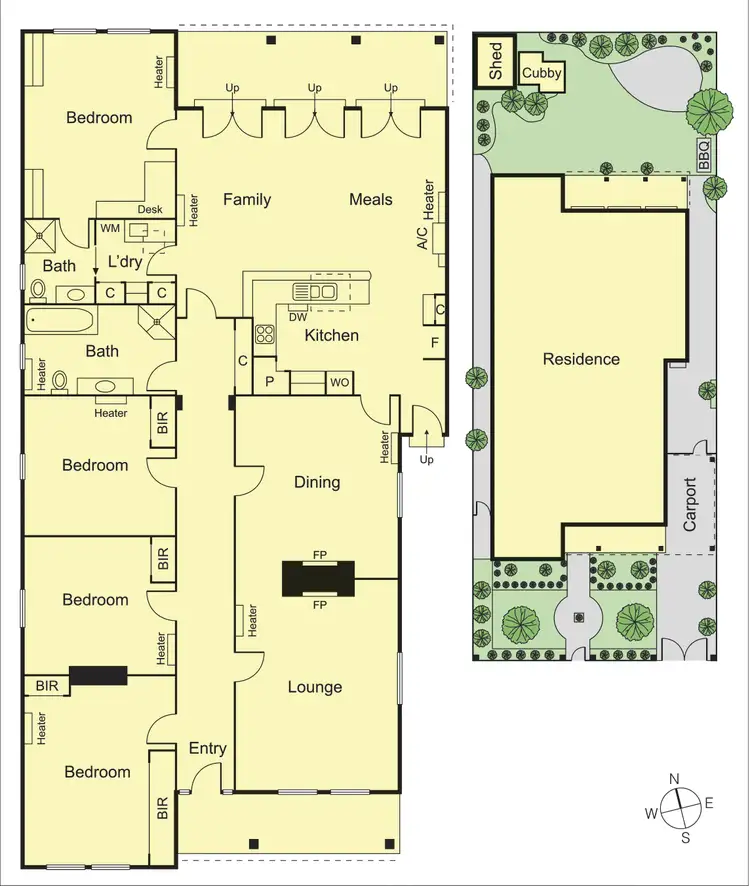 Floorplan of Homely house listing, 10 Long Street, Elsternwick VIC 3185