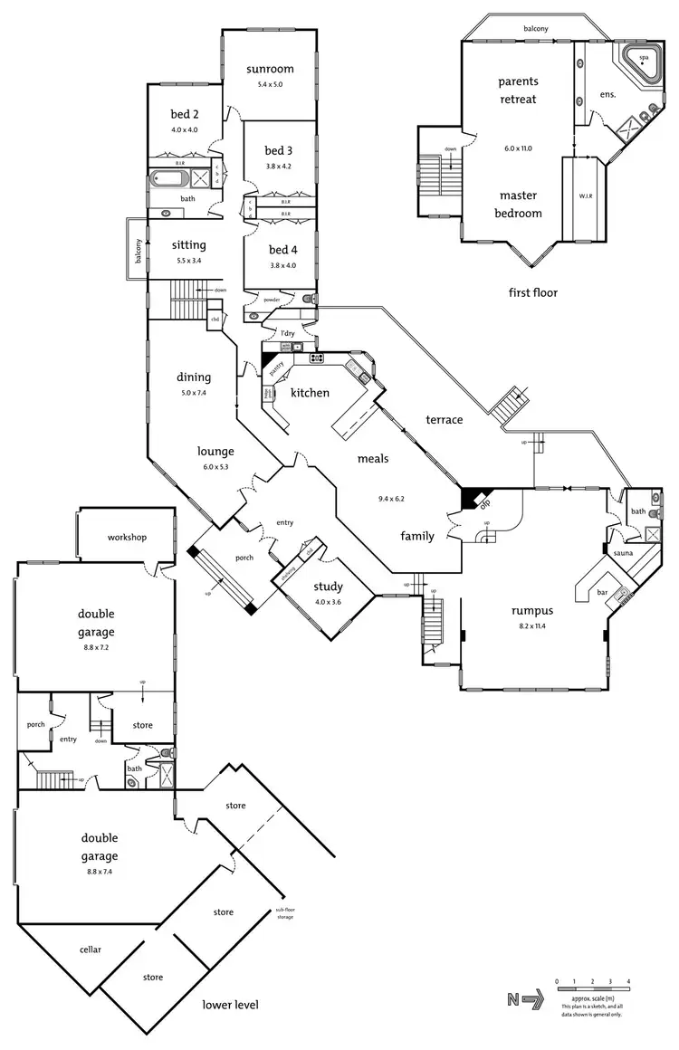Floorplan of Homely house listing, 235 Tindals Road, Warrandyte VIC 3113