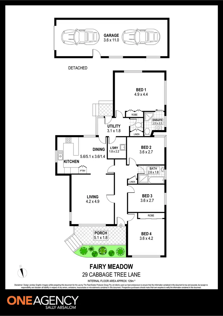 Floorplan of Homely house listing, 29 Cabbage Tree Lane, Fairy Meadow NSW 2519